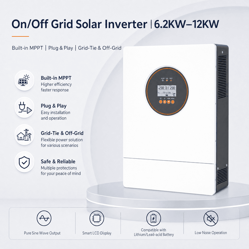 Inverter ya Jua ya Hybrid ES 6~12kW - 1